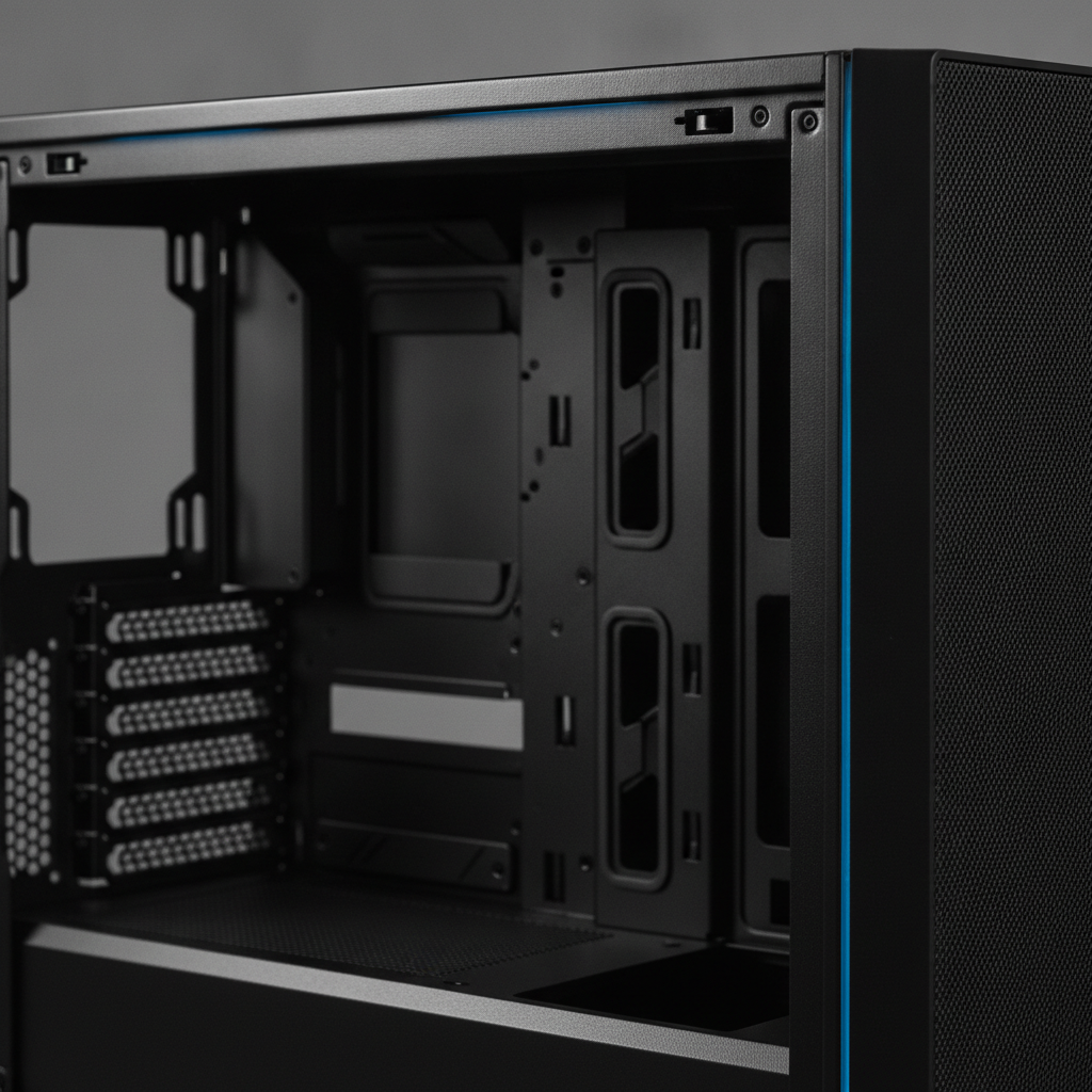 Корпус Fractal Design Meshify 2 Compact Dark TG (FD-C-MES2C-02) — Midi-Tower типорозмір для компактних систем