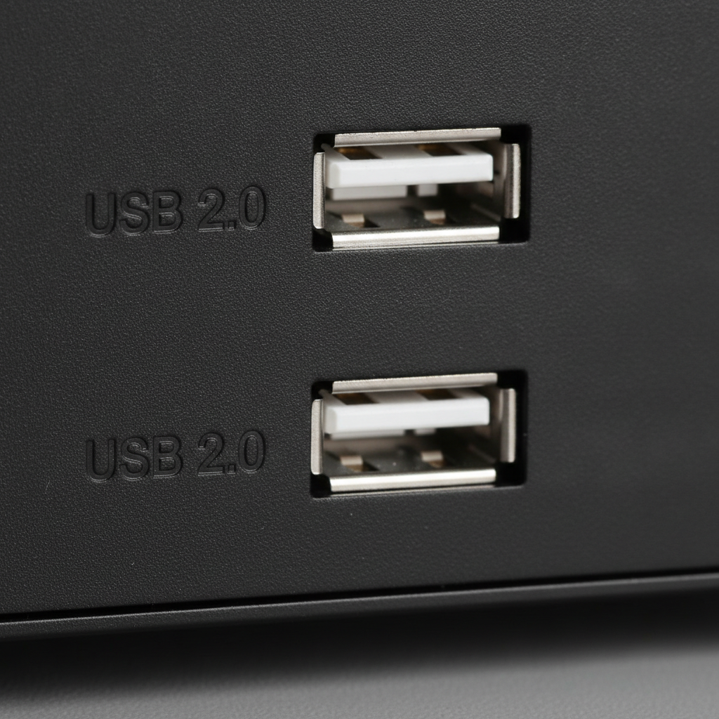 Корпус GameMax ST102-200W (ST102-200W) — Интерфейсы USB 2.0 для подключения устройств