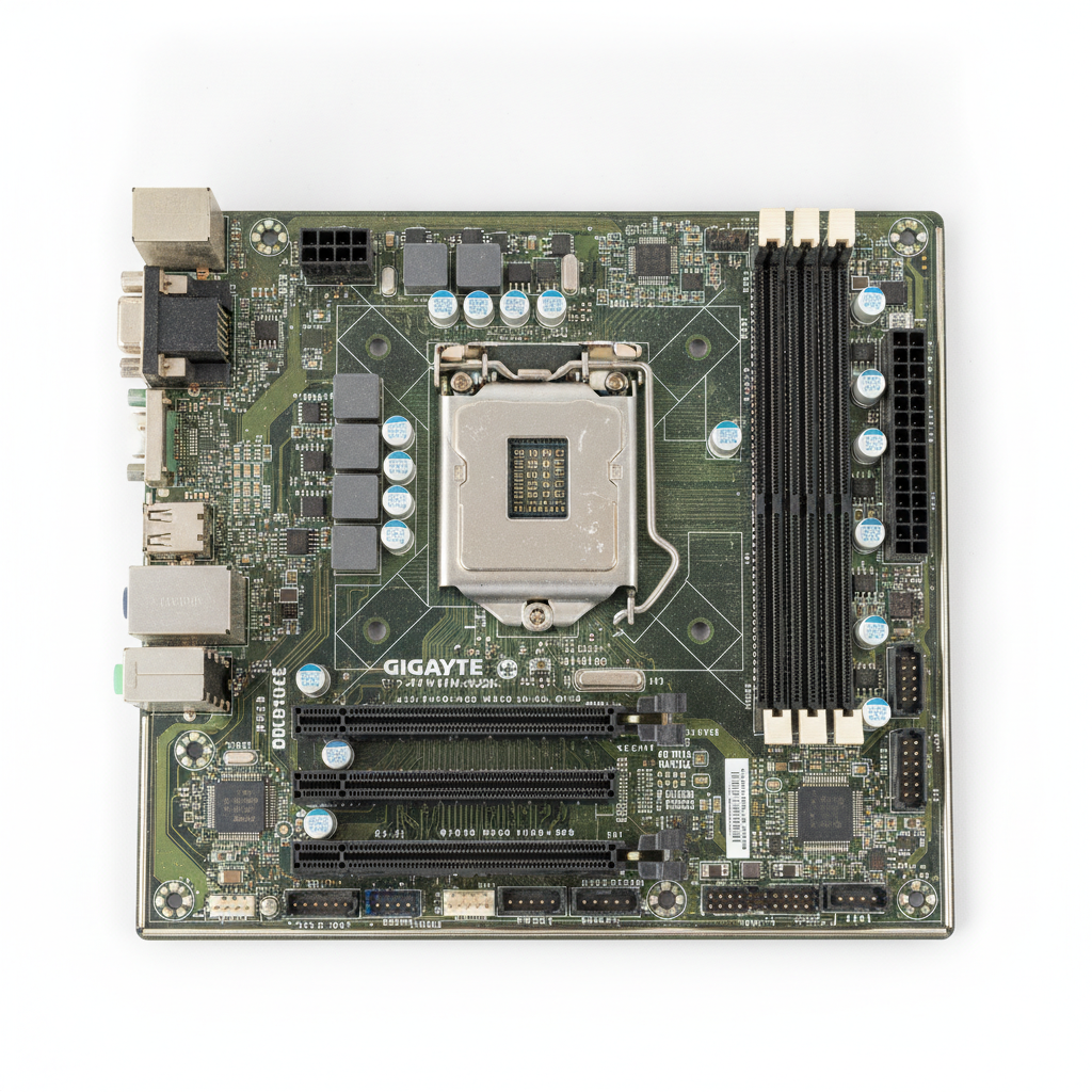 Материнська плата Gigabyte GA-H110M-S2H (GA-H110M-S2H) (Socket 1151, Intel H110, Micro-ATX) Б/в — Micro-ATX форм-фактор для компактних систем